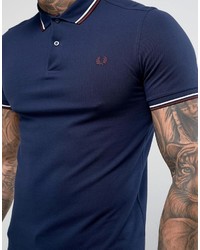 Fred Perry Slim Fit Twin Tipped Polo Shirt