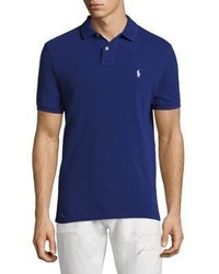 Polo Ralph Lauren Slim Fit Weathered Mesh Polo