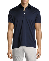 Kiton Solid Cotton Polo Shirt