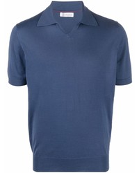 Brunello Cucinelli Spread Collar Polo Shirt