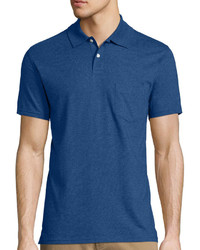 St Johns Bay St Johns Bay Short Sleeve Slim Fit Pocket Polo Shirt