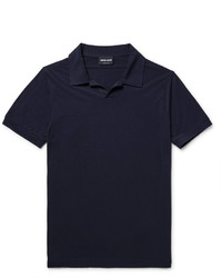 Giorgio Armani Stretch Jersey Polo Shirt