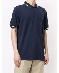 Fred Perry Stripe Trim Logo Polo Shirt