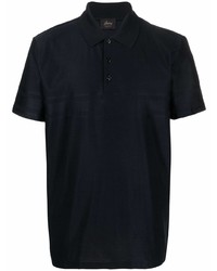 Brioni Striped Short Sleeve Polo Shirt