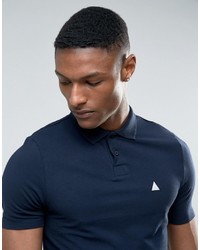 Asos Tall Muscle Polo In Navy