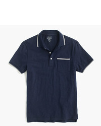 J.Crew Tall Textured Cotton Tipped Polo Shirt