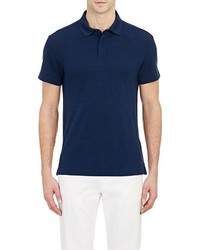 Z Zegna Techmerino Polo Shirt Blue Size Medium