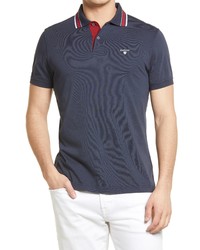 Barbour Tipped Short Sleeve Cotton Jersey Polo