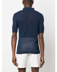 Gabriele Pasini Translucent Cotton Polo Shirt
