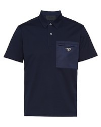Prada Triangle Logo Polo Shirt