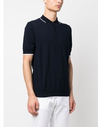 Peserico Two Tone Cotton Polo Shirt