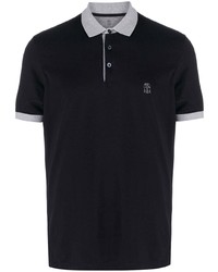 Brunello Cucinelli Two Tone Polo Shirt