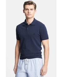 Vilebrequin Plongeroir Pique Polo Navy Medium