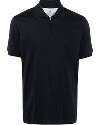 Brunello Cucinelli Zip Cotton Polo Shirt