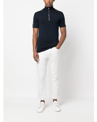 Ron Dorff Zip Front Polo Shirt