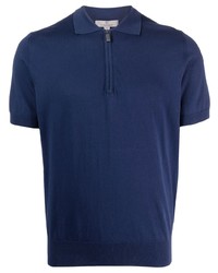 Canali Zipped Polo Shirt
