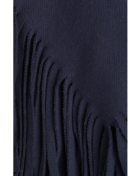 Burberry Prorsum Fringed Wool Scarf With Cashmere