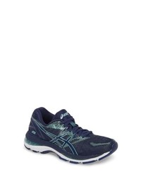 Navy Print Athletic Shoes