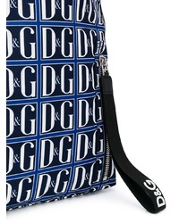 Dolce & Gabbana Blue Logo Backpack