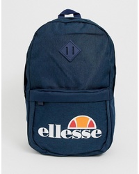 Ellesse Duel Backpack With Logo In Navy