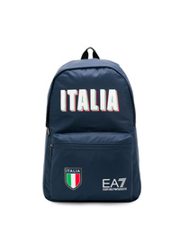 Ea7 Emporio Armani Italia Logo Backpack