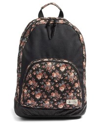 Volcom Leaf Me Alone Floral Print Backpack