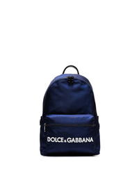 Dolce & Gabbana Navy Blue Backpack