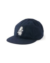 Navy Print Baseball Cap