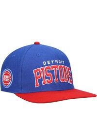 '47 Blue Detroit Pistons Blockshed Captain Snapback Hat At Nordstrom