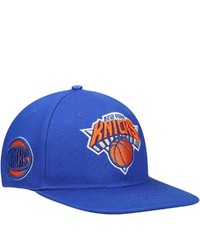 PRO STANDARD Blue New York Knicks Primary Logo Snapback Hat At Nordstrom