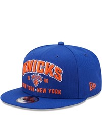 New Era Blue New York Knicks Stacked 9fifty Snapback Hat At Nordstrom