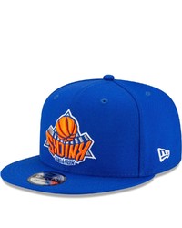 New Era Blue New York Knicks Upside Down Logo 9fifty Snapback Hat At Nordstrom