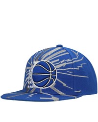 Mitchell & Ness Blue Orlando Magic Hardwood Classics Earthquake Snapback Hat At Nordstrom