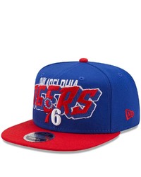 New Era Blue Philadelphia 76ers Bold 9fifty Snapback Hat At Nordstrom