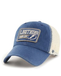 '47 Blue Tampa Bay Lightning Off Ramp Trucker Snapback Hat