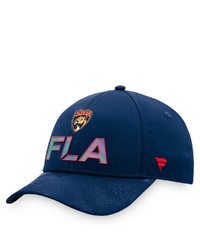 FANATICS Branded Navy Florida Panthers Authentic Pro Team Locker Room Adjustable Hat At Nordstrom