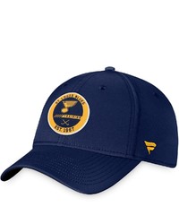 FANATICS Branded Navy St Louis Blues Authentic Pro Team Training Camp Practice Flex Hat