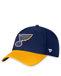 FANATICS Branded Navy St Louis Blues Core Primary Logo Flex Hat