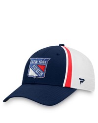 FANATICS Branded Navywhite New York Rangers Prep Squad Flex Hat