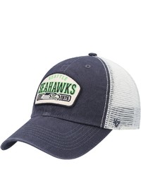 '47 College Navy Seattle Seahawks Penwald Trucker Clean Up Snapback Hat At Nordstrom