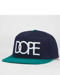 DOPE Logo Team Snapback Hat Navy Combo One Size For 239698211