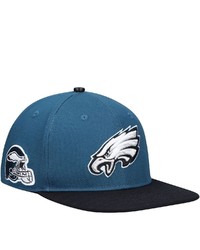 PRO STANDARD Midnight Greenblack Philadelphia Eagles 2tone Snapback Hat At Nordstrom