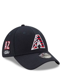New Era Navy Arizona Diamondbacks 4th Of July 39thirty Flex Hat
