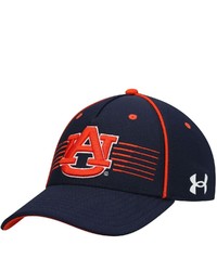 Under Armour Navy Auburn Tigers Iso Chill Blitzing Accent Flex Hat