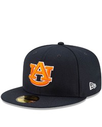 New Era Navy Auburn Tigers Team Detail 59fifty Fitted Hat