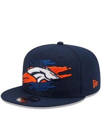 New Era Navy Denver Broncos Logo Tear 9fifty Snapback Hat At Nordstrom
