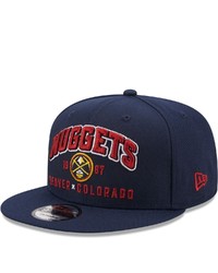 New Era Navy Denver Nuggets Stacked 9fifty Snapback Hat At Nordstrom