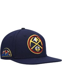 PRO STANDARD Navy Denver Nuggets Team Logo Snapback Hat At Nordstrom