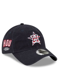 New Era Navy Houston Astros 4th Of July 9twenty Adjustable Hat