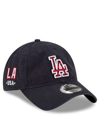 New Era Navy Los Angeles Dodgers 4th Of July 9twenty Adjustable Hat